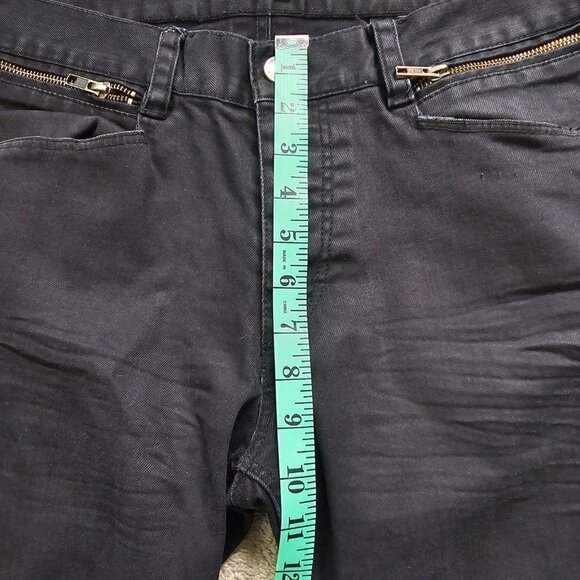 H&M Women's Black Wide Leg Jeans, Size 32 - Picture 5 of 11